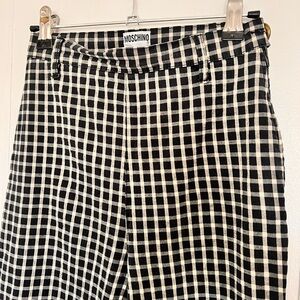 Vintage Moschino Gingham Stretch Pants